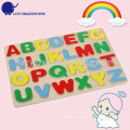 Crianças educacionais DIY Wooden Alphabet Puzzle Toy